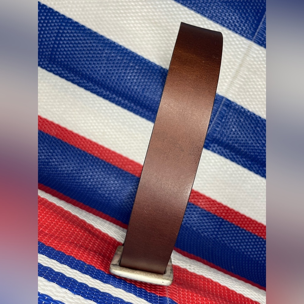 🥳✨ India Brown Genuine Leather Weatherproof Men's  Classic Elegant Vintage Belt - Picture 15 of 17